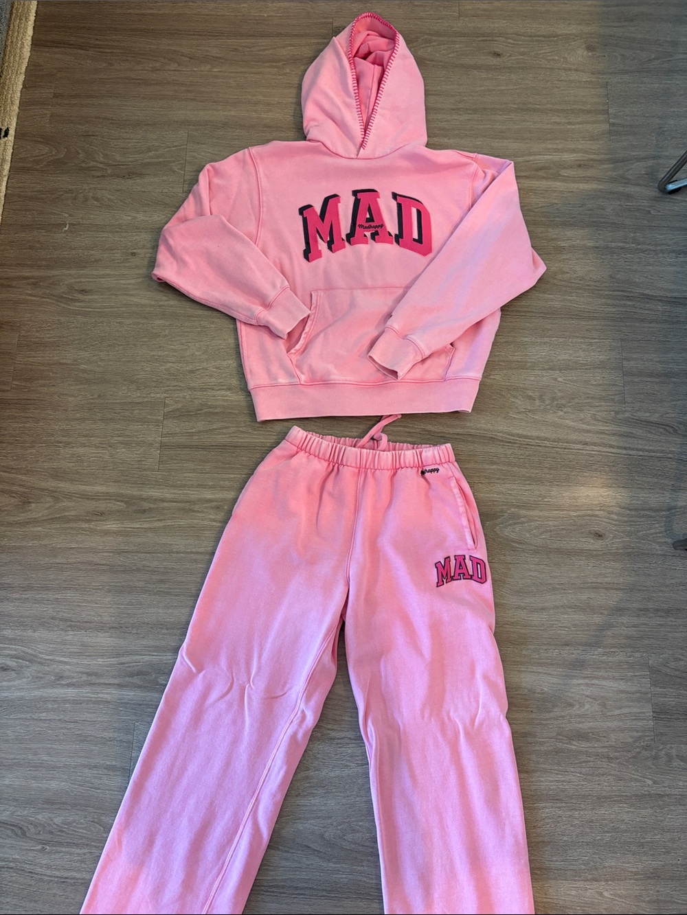 Madhappy Pink Kids Hoodie & Joggers Set